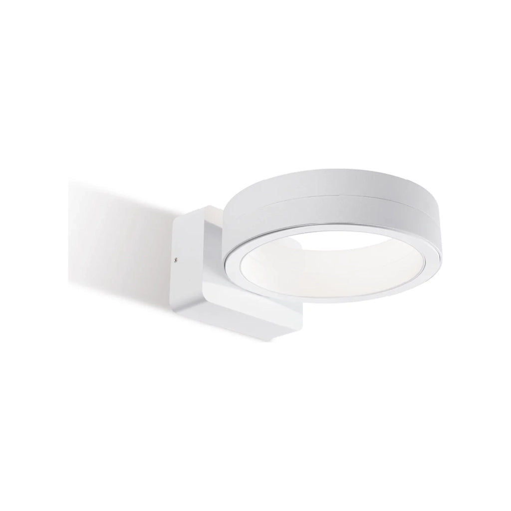 Applique Per Esterni In Alluminio Bianco Led 16 W 1200 Lm 3000K Plaza