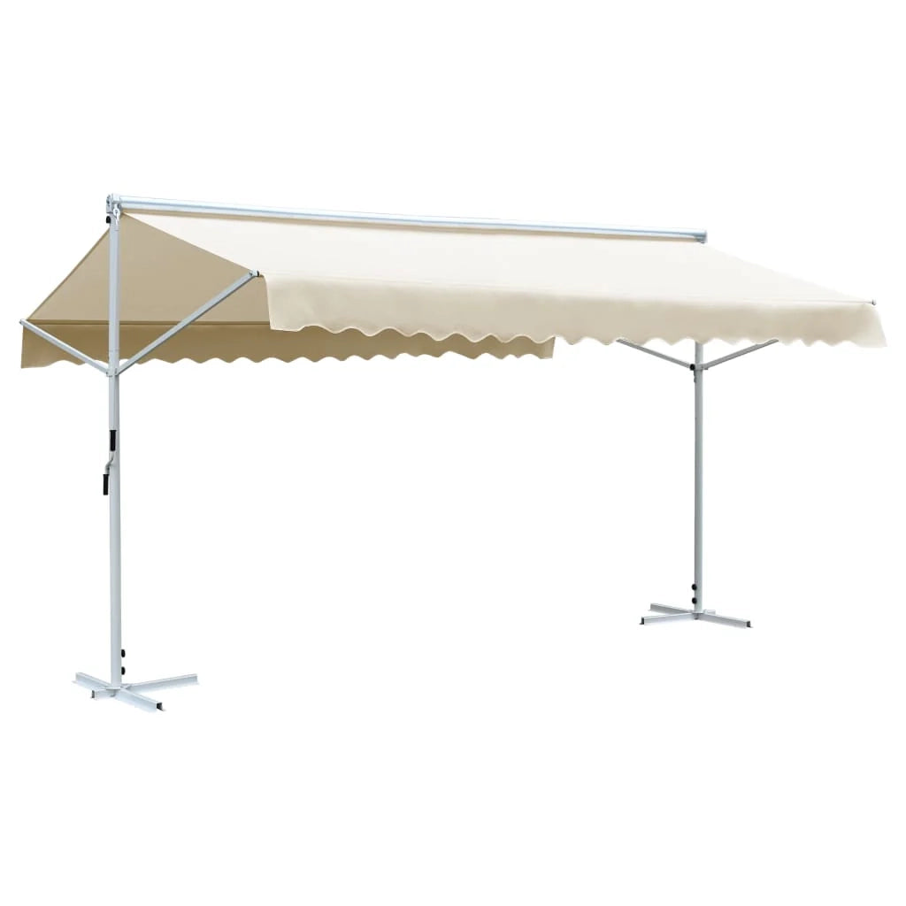 Tenda da sole autoportante 600 x 300 cm color crema 02_0007483