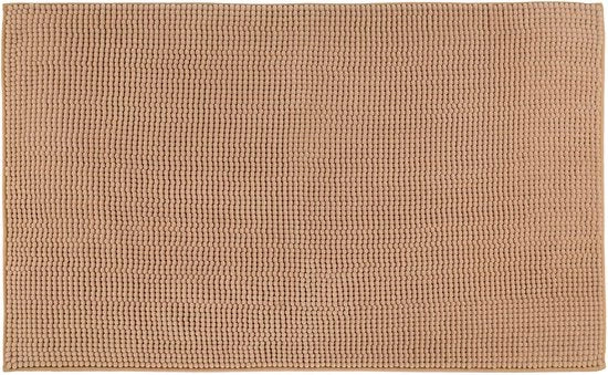 Badmat Antiscivolo, Super morbido, 100% Vezzi Micro, 70 x 120 cm - Marrone