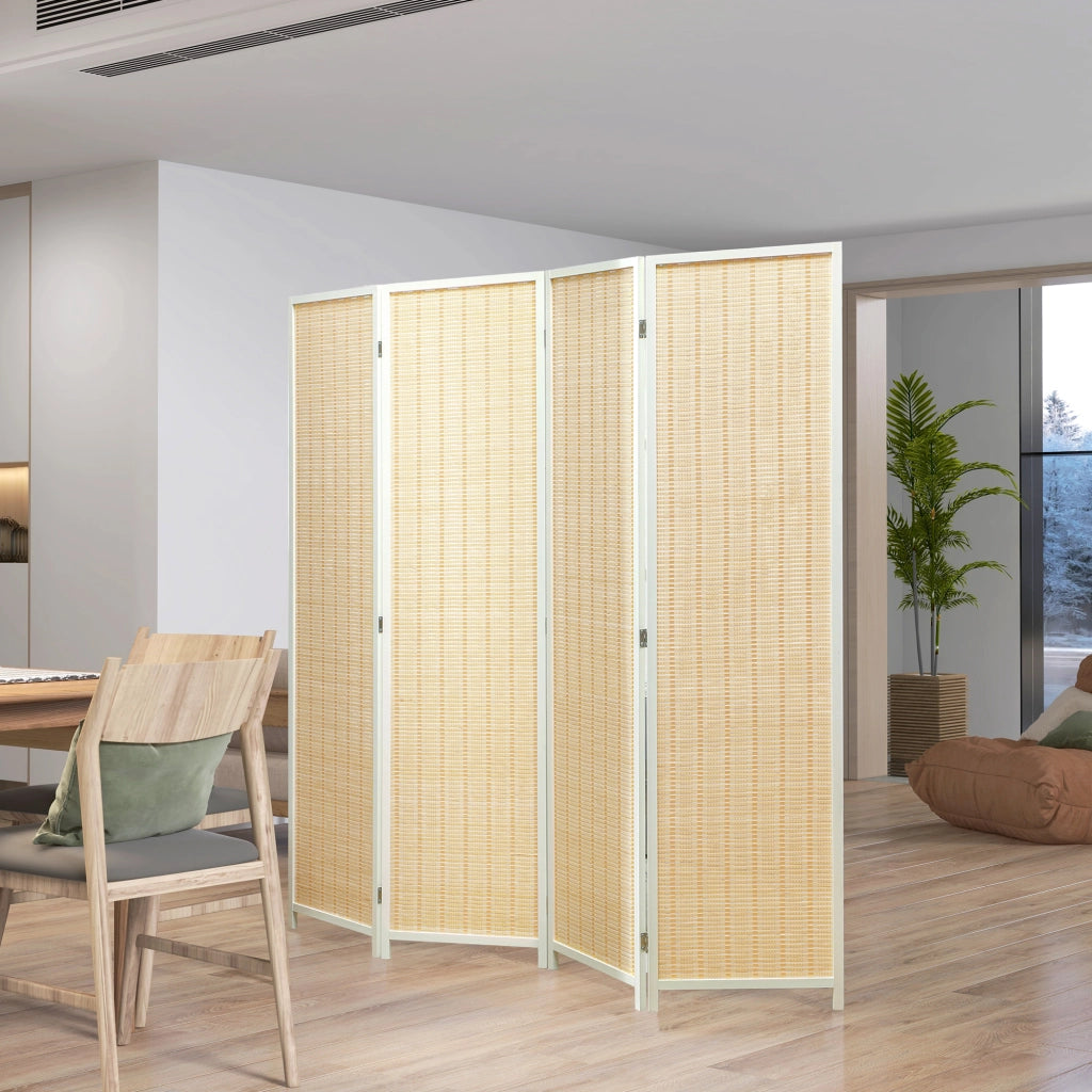 Paravento in legno ¨C zephmum ¨C 4 pannelli 180x180 cm naturale