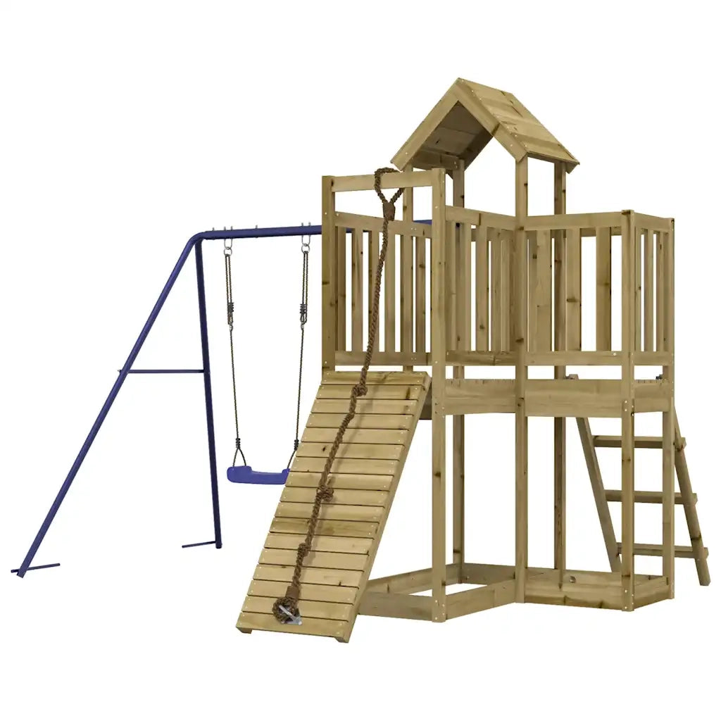 Set da Gioco da Esterno in Legno di Pino Impregnato 3155836