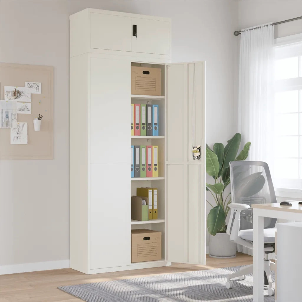 Armadio Classificatore Bianco 90x40x240 cm in Acciaiocod mxl 77484