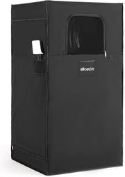 Sauna infrarosso portatile con 6 piastre di riscaldamento e luce LED calda 

Specifiche tecniche: 
- Potenza: 1200W
- Temperatura massima: 60°C
- Dimensioni: 120x40x60 cm
- Peso: 25 kg
