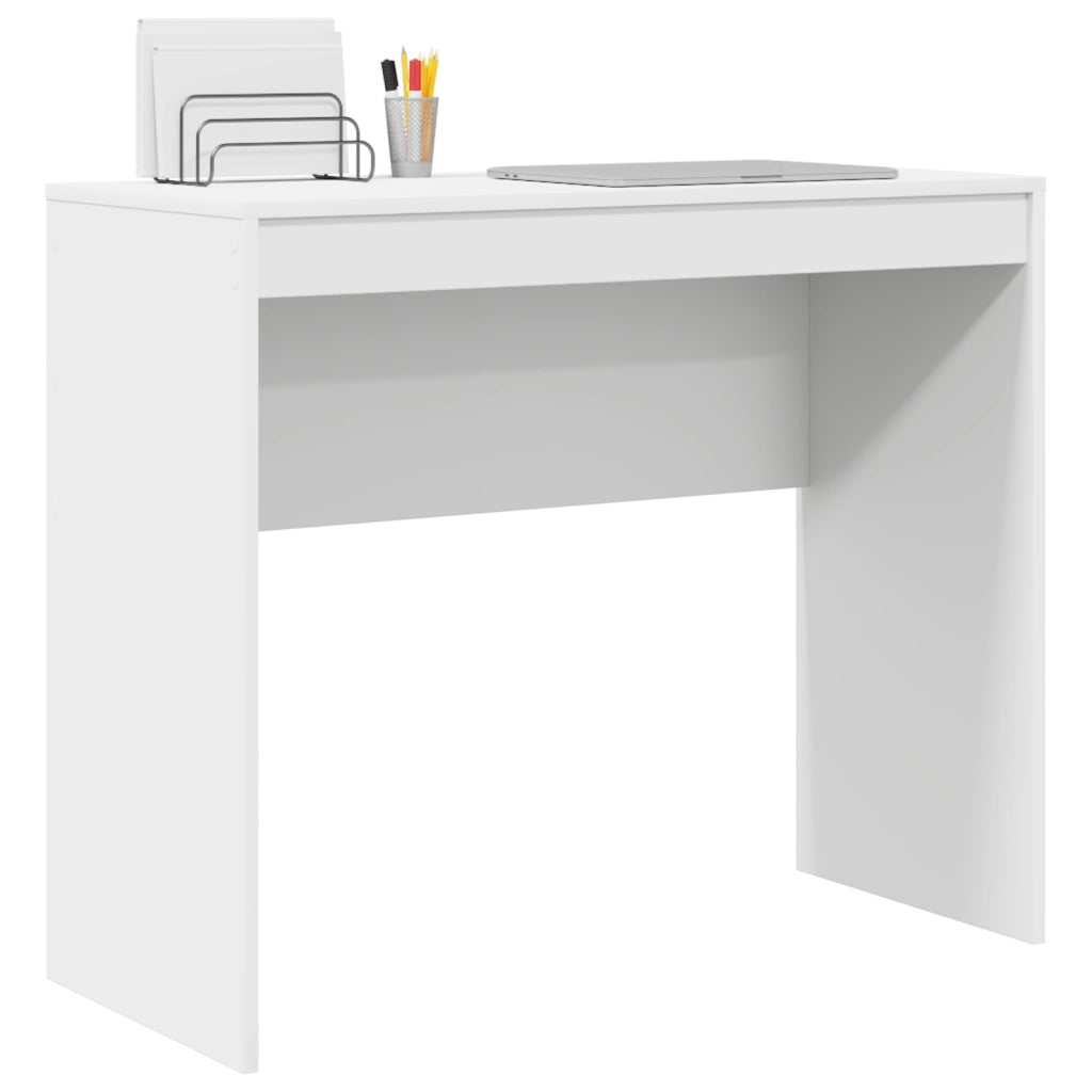 Scrivania minimalista Bianca Legno ingegnerizzato Media Minimalistica