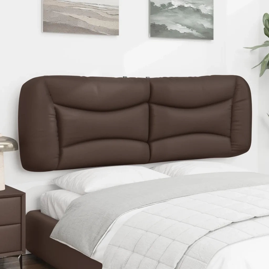 Cuscino Testiera Hvar Marrone 160 cm in Similpelle 374597