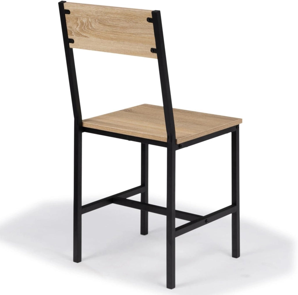 Lote de 4 sillas de cocina de diseño industrial DETROIT