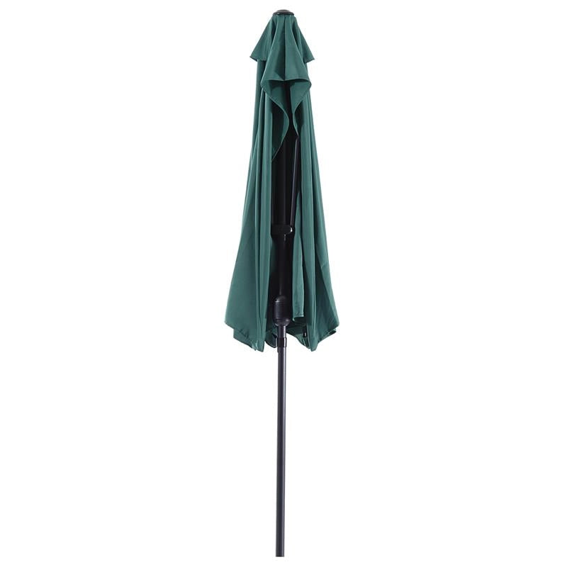OMBRELLONE SEMICIRCOLARE IMPERMEABILE 269 X 138 X 236 CM VERDE