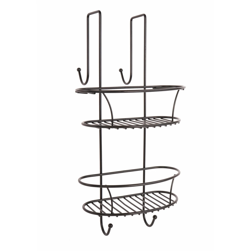 Spider doccia da Appendere Nero opaco in Acciaio verniciato Mod. New chrome black