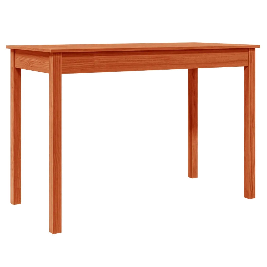 vidaXL Tavolo da Pranzo Marrone Cera 110x55x75 cm Legno Massello Pino