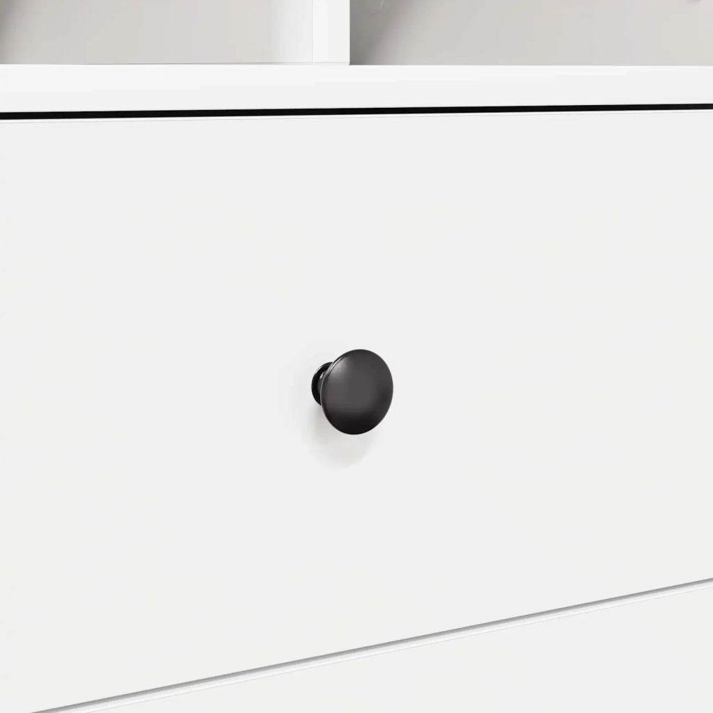 Scrivania con cassetto con lo scaffale 2 pcs Bianco 3337361