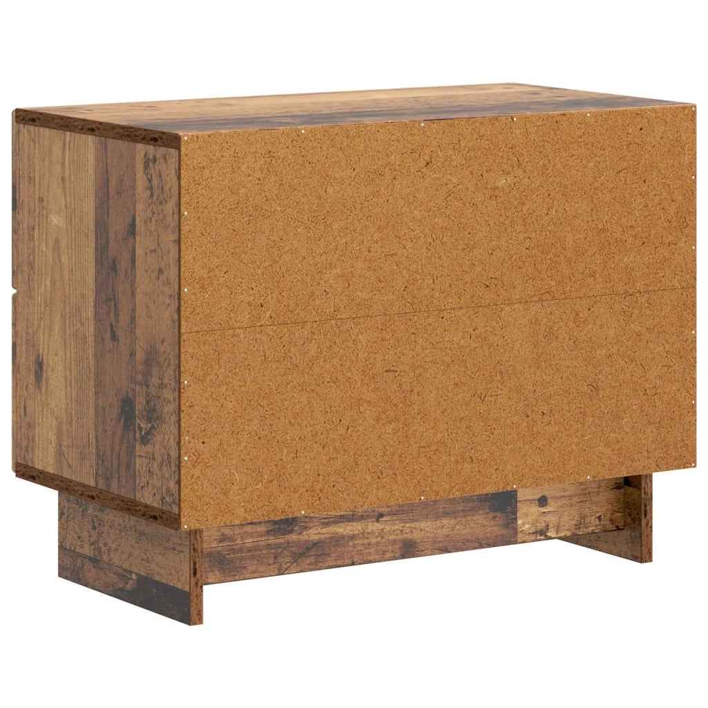 Armadio da Notte con cassetto Legno antico 62 x 34,5 x 47,5 cm 893863