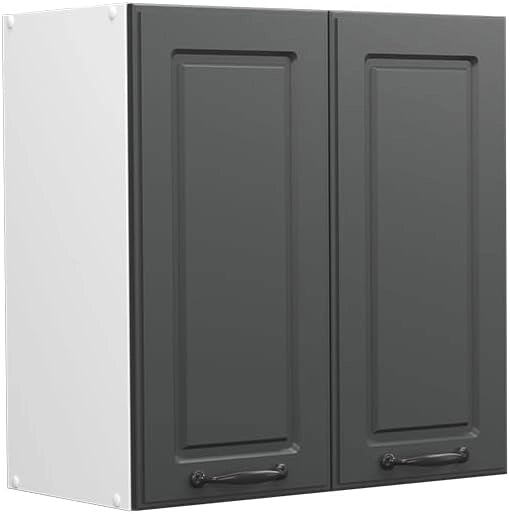 Frontale cucina R-Line, Antracite casa di campagna, 59.2 x 59 cm frontale del mobile per pensile