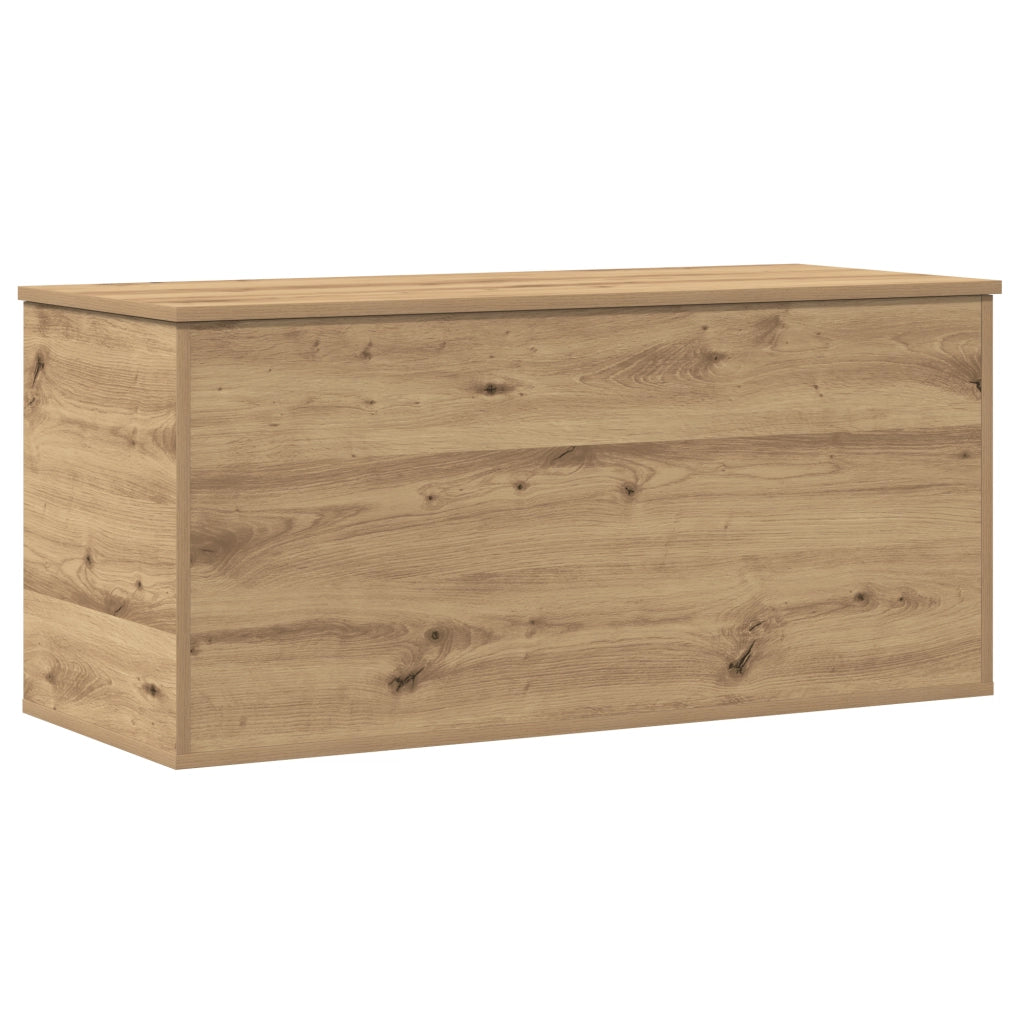 Scatola di stoccaggio  con coperchio Rovere Artigianale 100x42x46 cm Legno ingegnerizzato