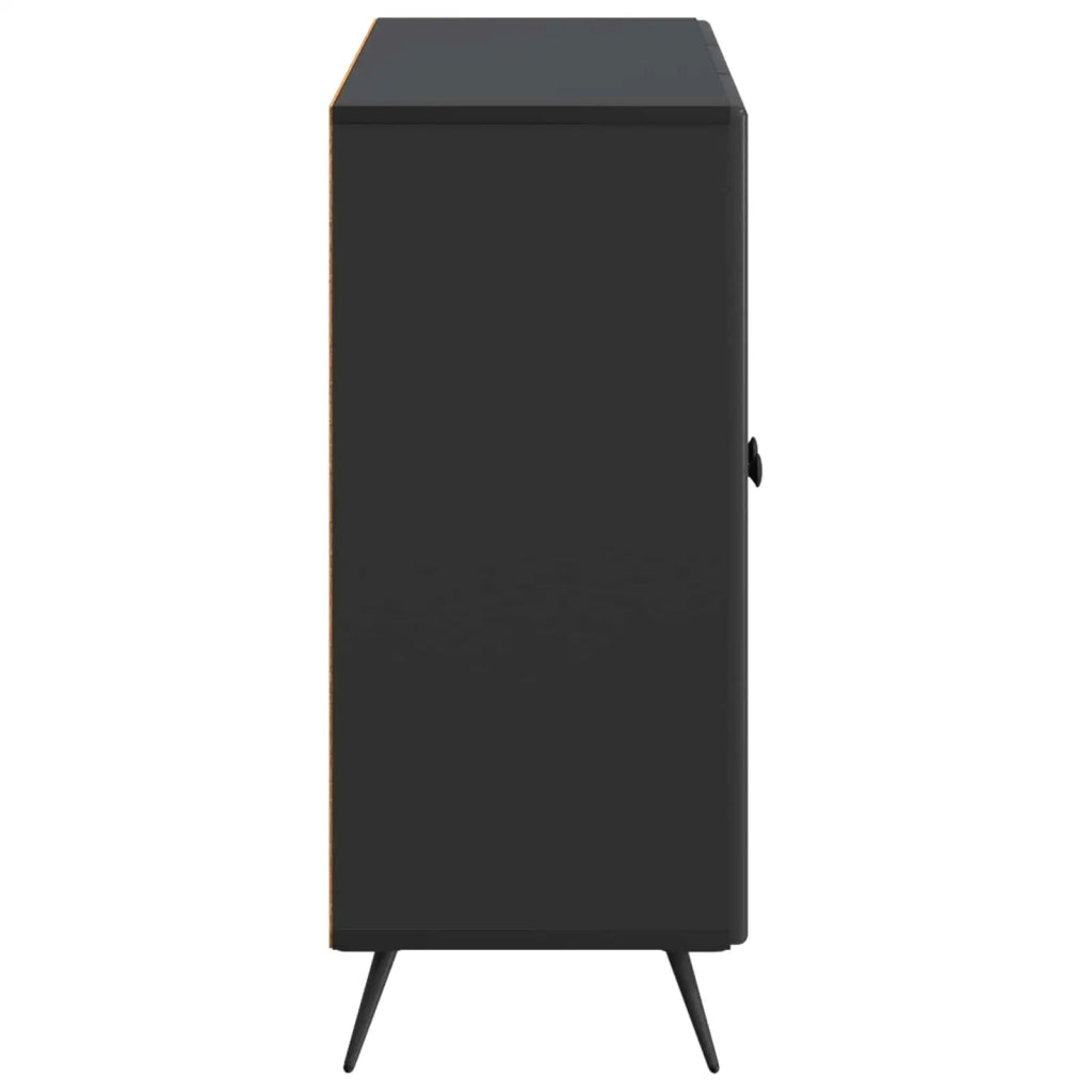 Credenza Nero 89 x 34,5 x 80 cm Legno ingegnerizzato