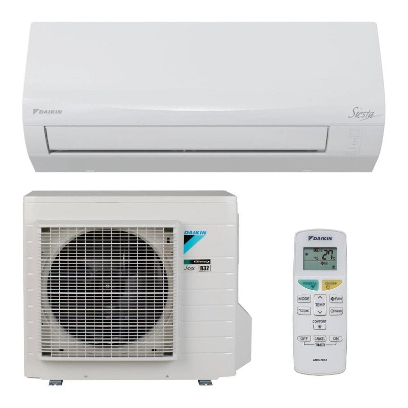 DAIKIN ATXF35E+ARXF35E KIT CLIMATIZZATORE MONOSPLIT 12000 BTU CON POMPA DI CALORE GAS R-32 INVERTER CLASSE A++/A+