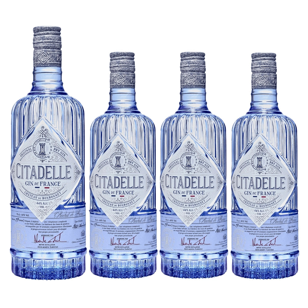 Citadelle gin de france original 4 bottiglie da 70 cl