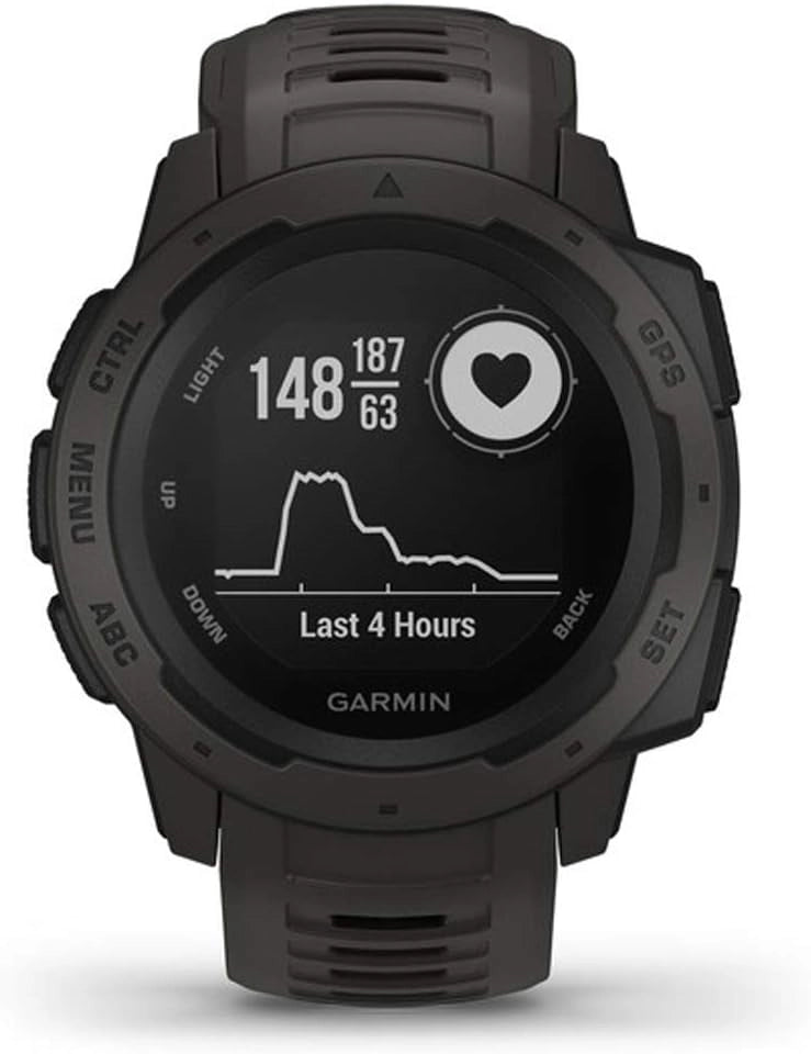 Instinct Graphite Sportwatch GPS, Grigio, Regular