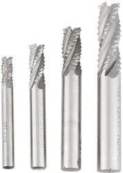 Set 4 in Cose di Taglio HSS - Lame di Frezatura M6/M8/M10/M12 - Acciaio Rapido di Alta Qualità - Lunga Durata - Elevate Prestazioni di Taglio