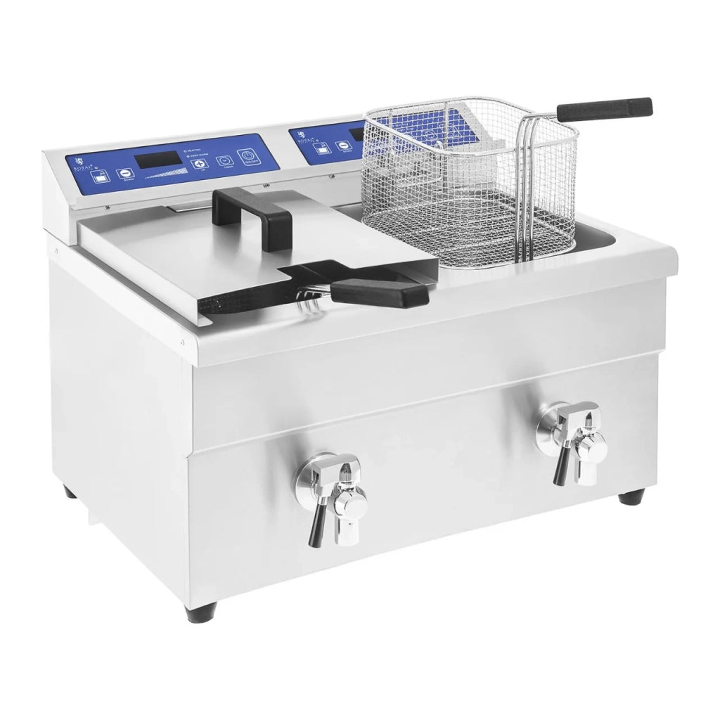 Friggitrice a induzione professionale per ristoranti 1 x 10 litri da 60 a 190°C 14_0001772
