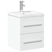 Mobile bagno con lavabo integrato 41 x 38,5 x 48 cm moderno in legno composito bianco 02_0055537