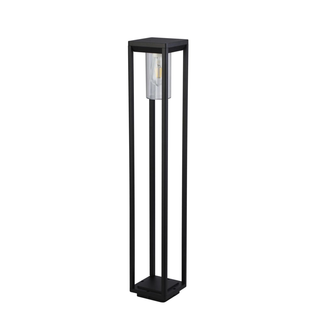 Atlanta Outdoor Post - Metallo nero e policarbonato