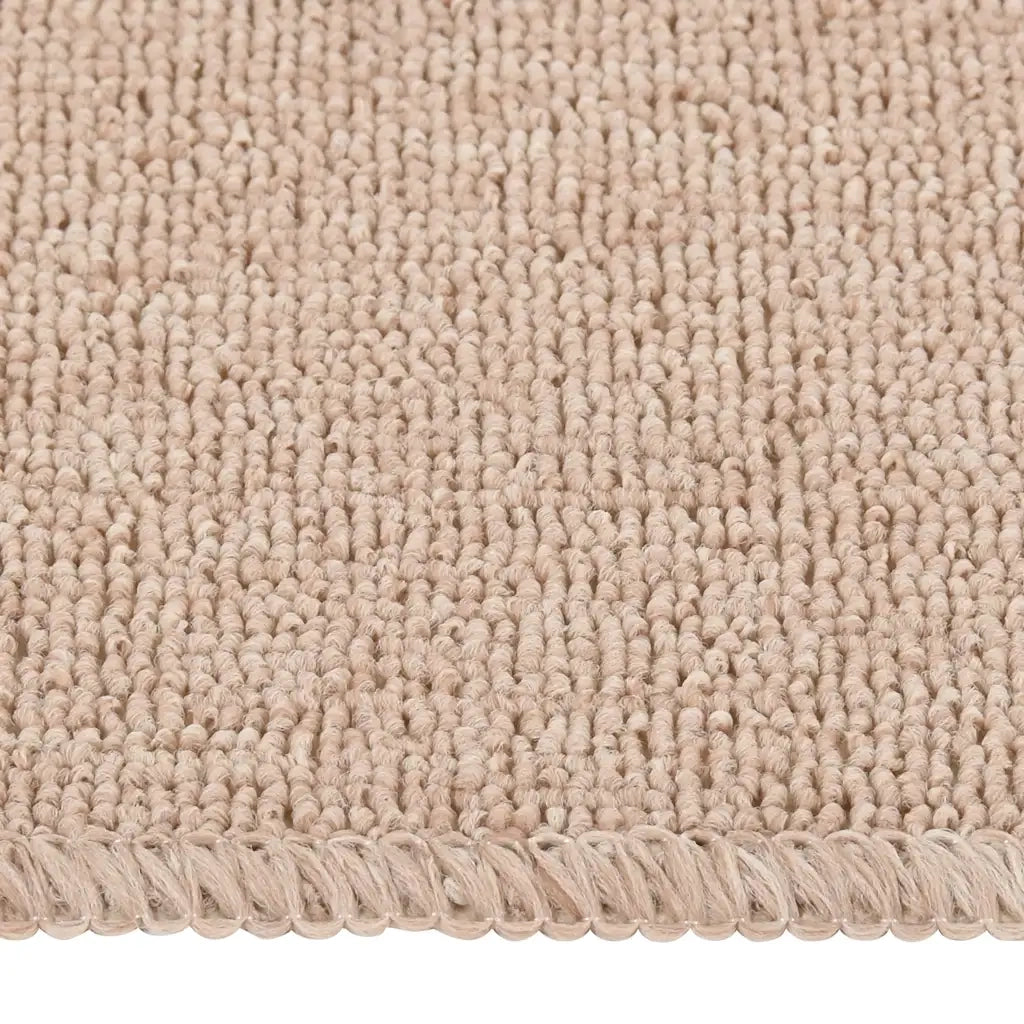 Tappetini Scale 15 pz | Gradini per Scale 60x25 cm Beige Antiscivolo Rettangolari