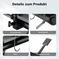 Carrelli sposta auto con cric idraulico 2x Portata 680kg l’uno Per pneumatici larghi max 30cm