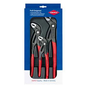 KIT PINZE REGOLABILI POLIGRIP 'COBRA' KNIPEX 3 Pezzi - KNIPEX