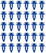 Clip di allaccio auto in nylon blu - 30 pezzi/pacco - sostituisce LR027255 - durato e pratico