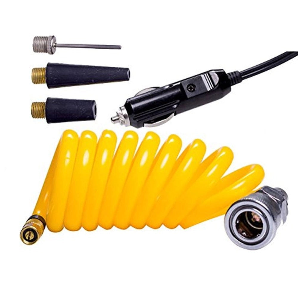 Trade Shop - Mini Compressore Aria Portatile 12v Gomme Auto Moto Bici Gonfiatore Gonfiabili -