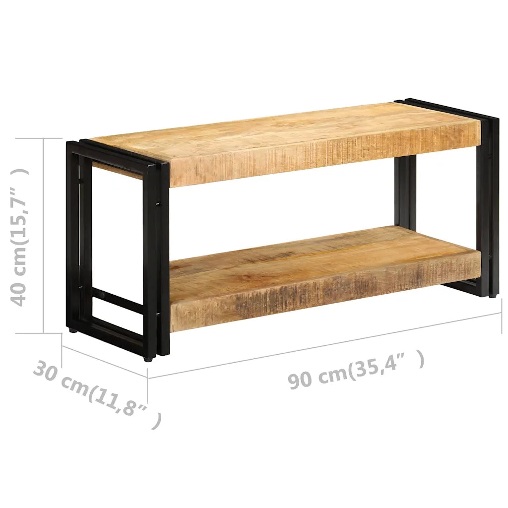 Mobile TV | Armadietto TV | Mobile Porta TV 90x30x40 cm in Legno Massello di Mango
