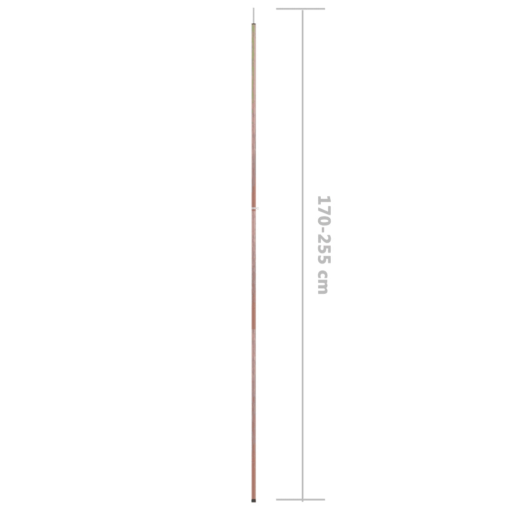 Asta Telescopica per Tenda 170-255cm in Acciaio Zincato CFW3776691