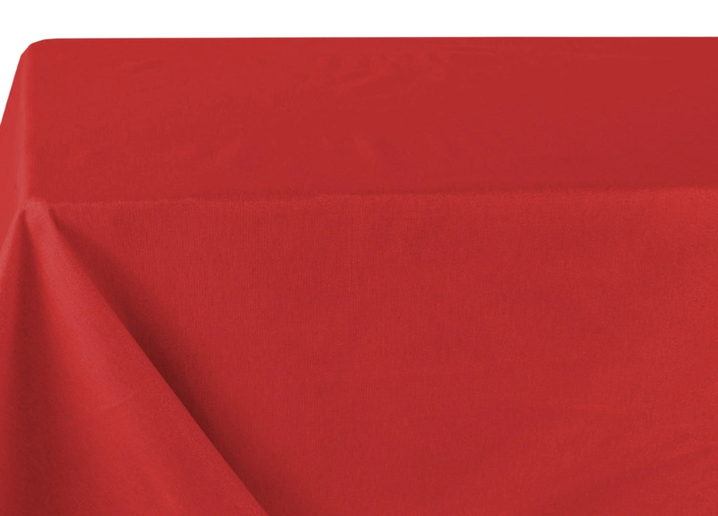 Tovaglia Cucina Soggiorno Tinta Unita Lurex Modello Joychrist - 140x240cm - Rosso