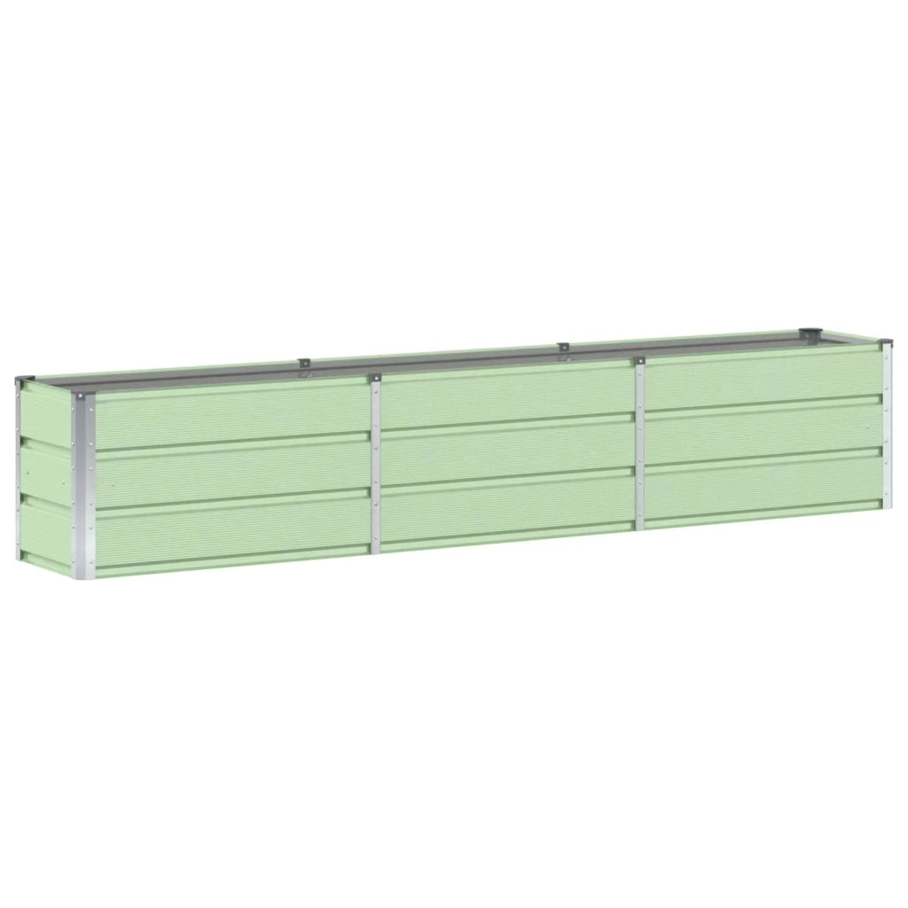 Fioriera Verde 240 x 40 x 45 cm Acciaio