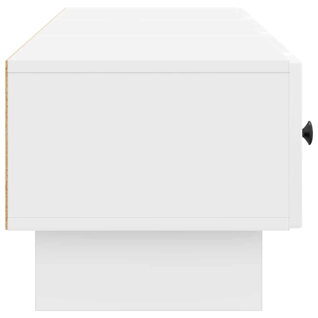 Mobile TV 147 x 34,5 x 30 cm Bianco Lucido Legno ingegnerizzato 894019