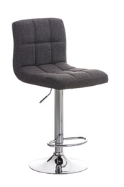 Sgabello Peru Stoffa grigio chiaro