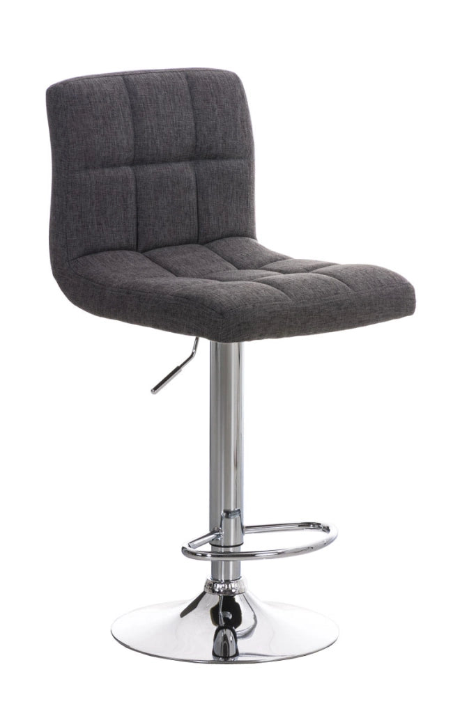 Sgabello Peru Stoffa grigio chiaro