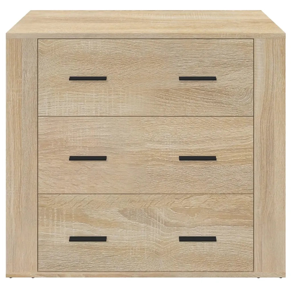 Credenza Rovere Sonoma 80x33x70 cm in Legno Multistrato 816579