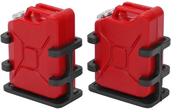 Serbatoio di combustibile simulato - Decorazione auto RC - Plastica - 1/8 e 1/10 adatto - 42 x 34 x 20 mm - Peso ridotto 25 g