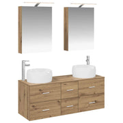 Set di mobili per il bagno 5 pcs Rovere Artigianale 3407038