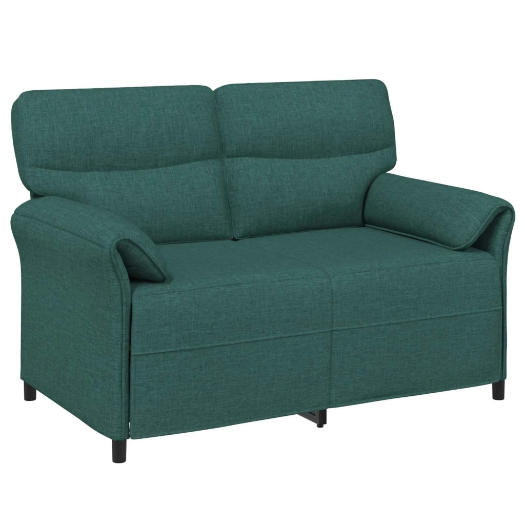 Set di divani 2 pz Verde Scuro Tessuto 3424848