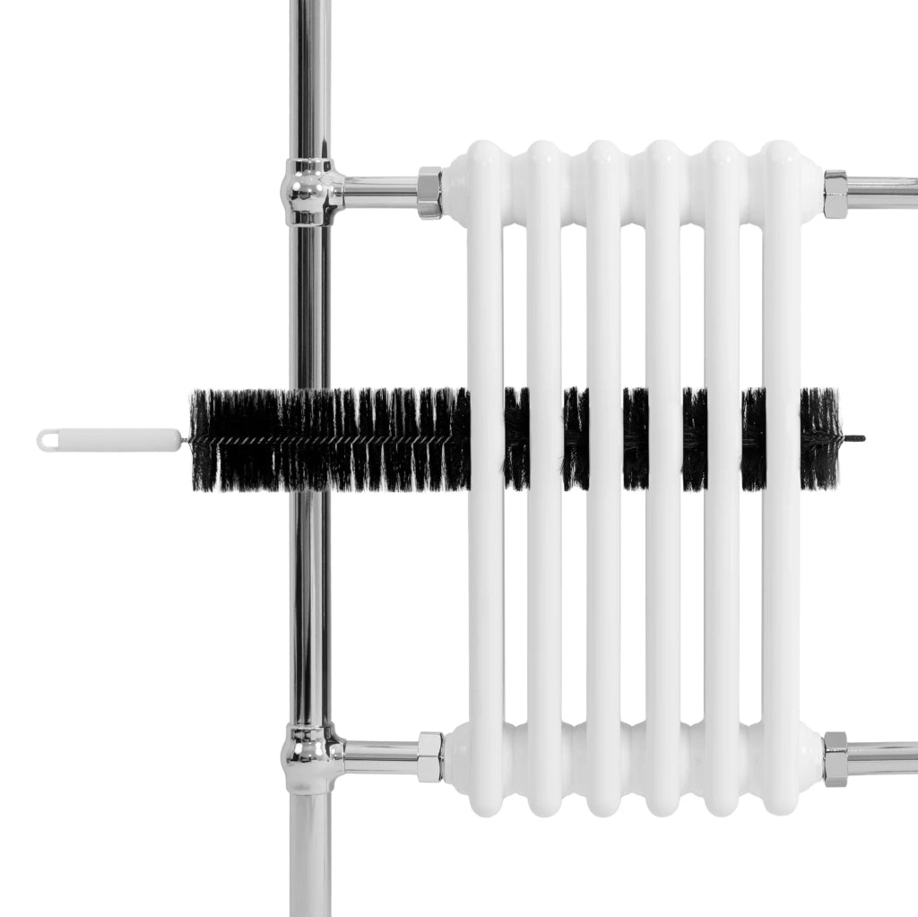 Radiatore Bagno Tradizionale 950x570mm Bianco Cromato Scaldasalviette