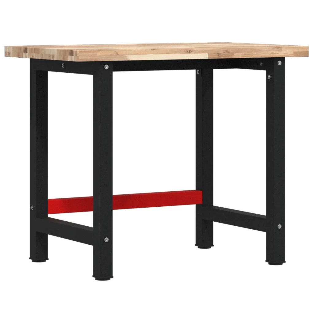 Banco da Lavoro 100x60x83 cm Legno Massello Acacia Rettangolare CFW1543499