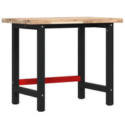Banco da Lavoro 100x60x83 cm Legno Massello Acacia Rettangolare CFW1543499
