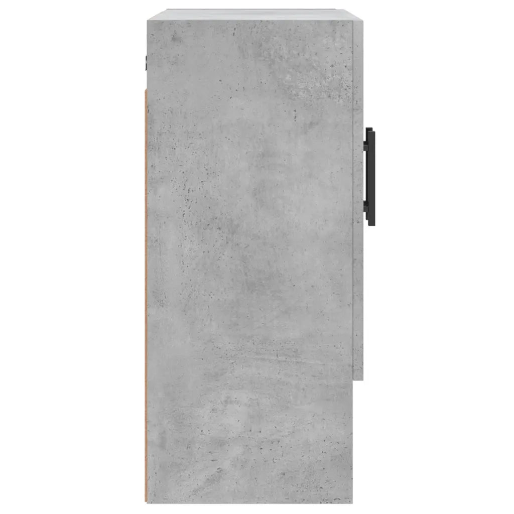 Armadietto a Muro | Mobile a Parete Grigio Cemento 60x31x70 cm Legno Multistrato