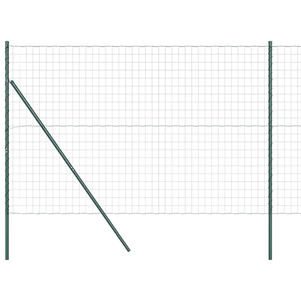 Recinzione con Posto Verde 1,5 x 10 m Acciaio