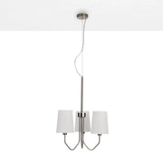 Lampadario 3L  ALVAR nichel