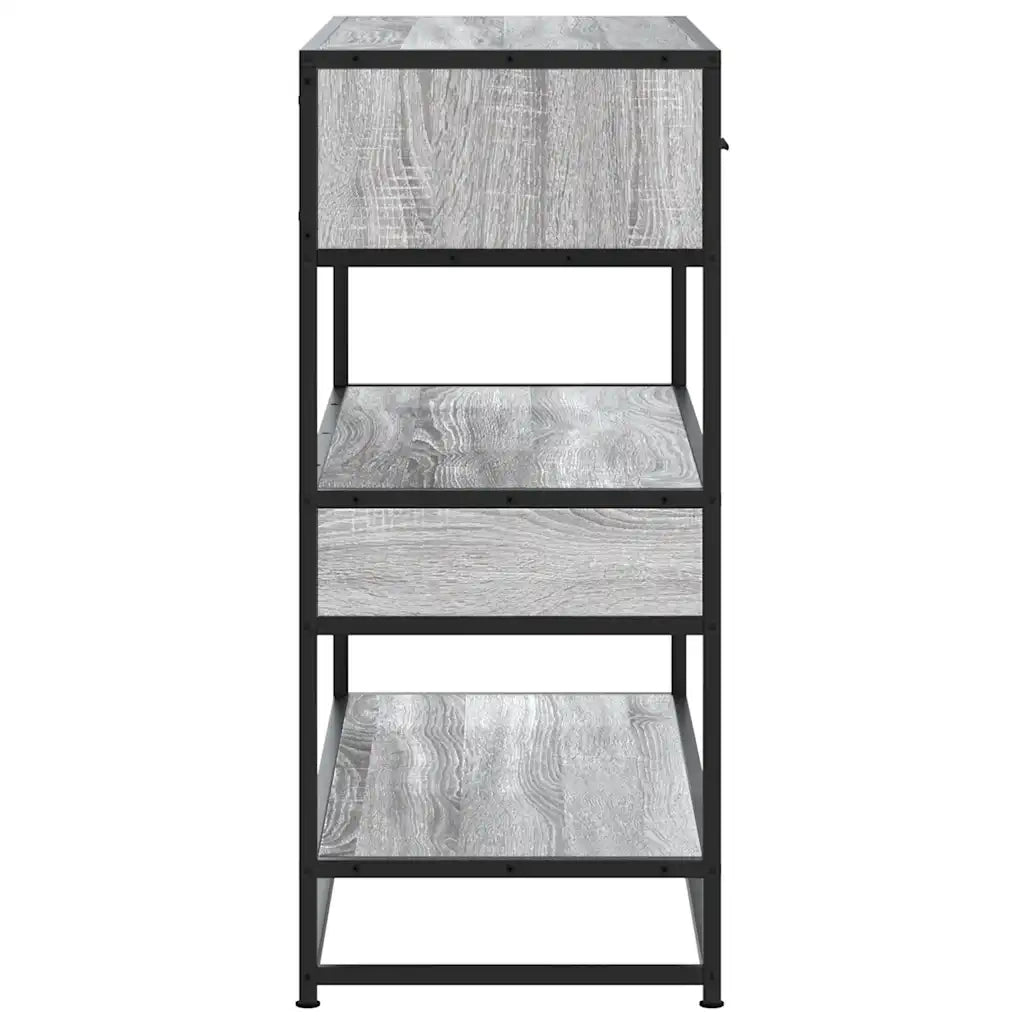 Tavolo Consolle Rovere Sonoma 90x35x80 cm in Legno Multistrato 849182
