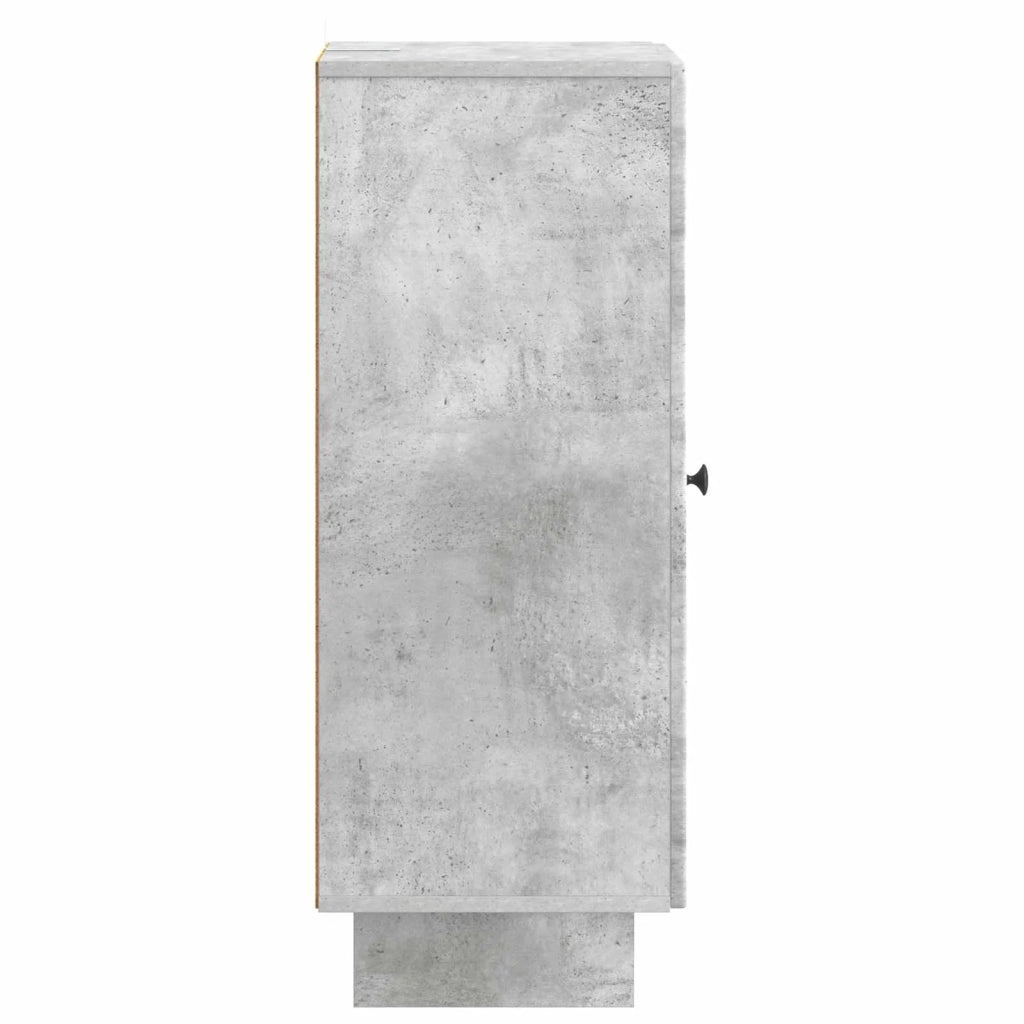 Armadietto Grigio Cemento 33 x 34,5 x 90 cm 893908