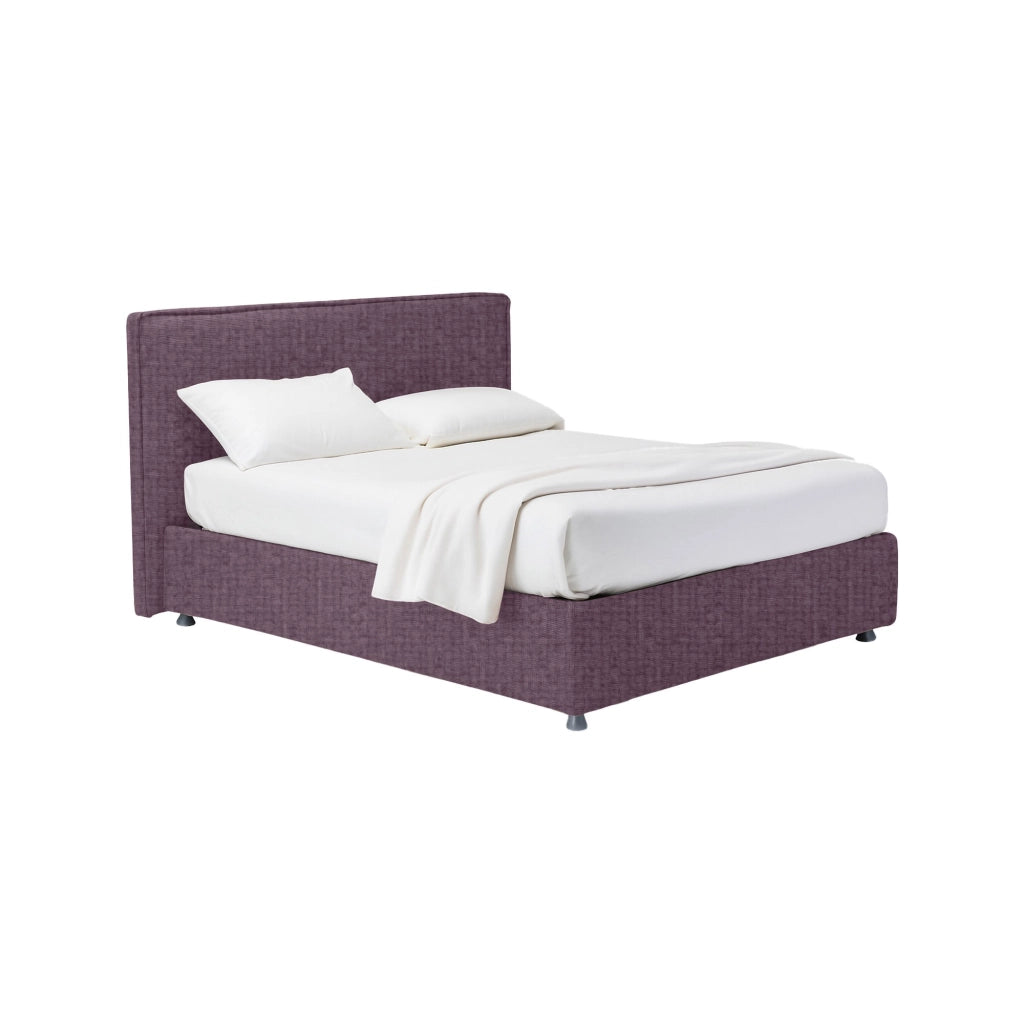 Bracknell, Letto Singolo Sfoderabile Made in Italy, Viola Lilla